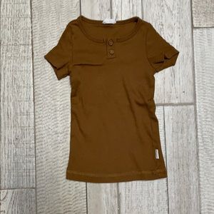 Jamie Kay bronze ribbed top 2Y